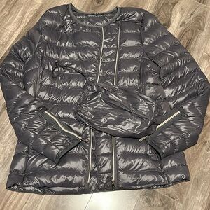 🔥🔥NUX Harley Puffer Packable Jacket- Charcoal -L